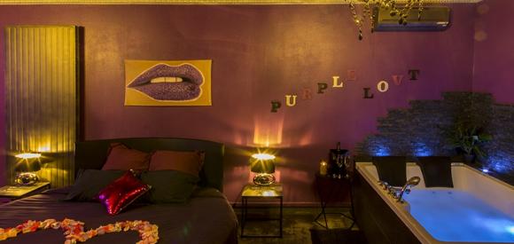 Grand appartement type suite avec jacuzzi, sauna, cheminée, Champagne à Perpignan