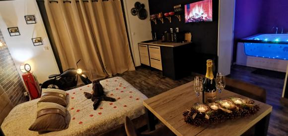 Suite romantique avec spa privatif, 20 minutes de Tours