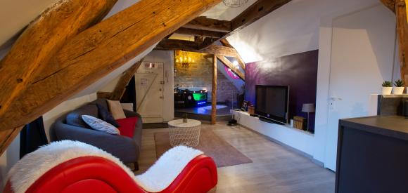 Appartement sensuel et coquin avec balnéothérapie, centre historique de Dijon