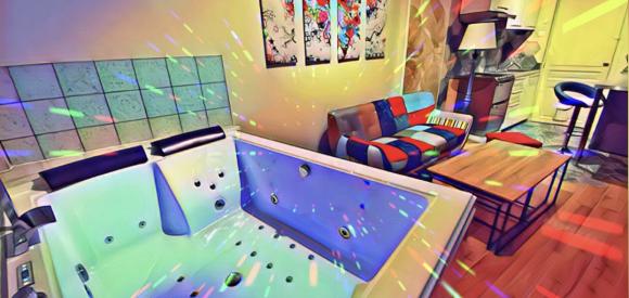Gîte de Prestige avec Bain Spa privatif dans l'ain, près de LYON