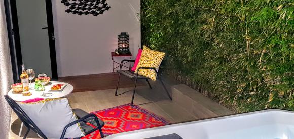 Chambre de charme avec spa privatif, Sanary sur mer