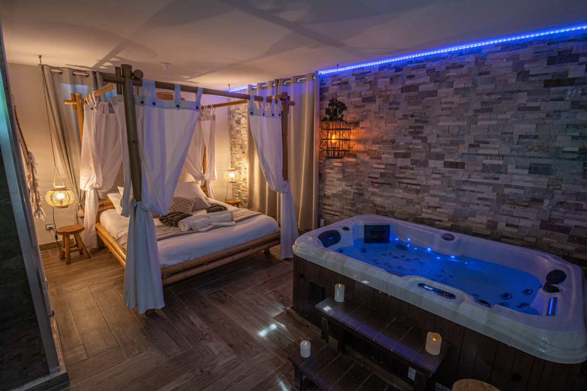 Séjour romantique avec spa intérieur à une heure de Paris