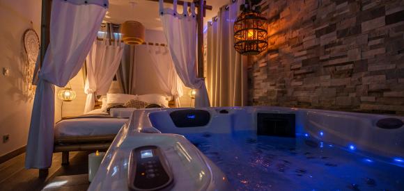 Séjour romantique avec spa intérieur à une heure de Paris