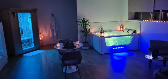 Loft avec jacuzzi balnéo et sauna privatif en Vendée