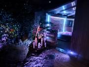 Love Room à Biscarrosse, avec jacuzzi, lit rond, écran géant et salle de massage - 8