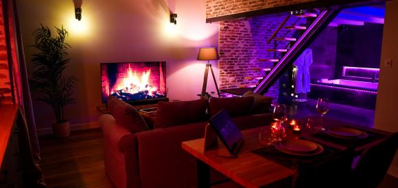 Magnifique loft sensuel avec spa et lit rond, Noirmoutier