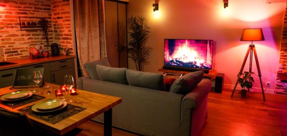 Magnifique loft sensuel avec spa et lit rond, Noirmoutier