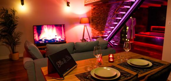 Magnifique loft sensuel avec spa et lit rond, Noirmoutier