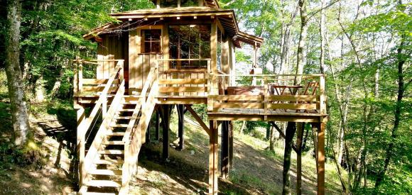 Cabane authentique et spa privatif, Estipouy