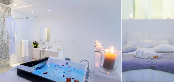 Loft romantique - blanc pour deux personnes avec jacuzzi, Bordeaux