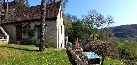 Petite maison cosy avec spa privatif près Rocamadour