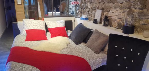 Suite de charme avec jacuzzi et sauna à Grenoble
