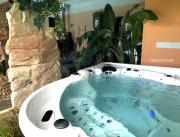 Suite avec piscine couverte chauffée, jacuzzi, détente et romantisme, - 10