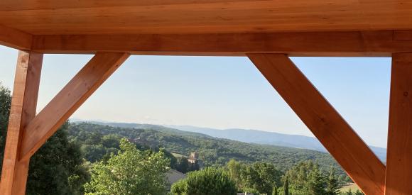 Cabane perchée "A perte de vue" avec spa privatif, près Carcassonne