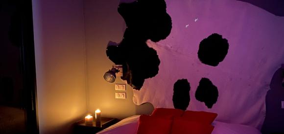 Suite romantique avec jacuzzi privatif, lit king size, proche Touquet