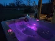 LOVE ROOM, SPA privé en terrasse couverte VUE prairie, luminothérapie, hammam Baie de Somme - 7
