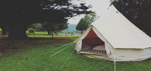 Tente glamping entre lac léman et montagnes, Haute Savoie