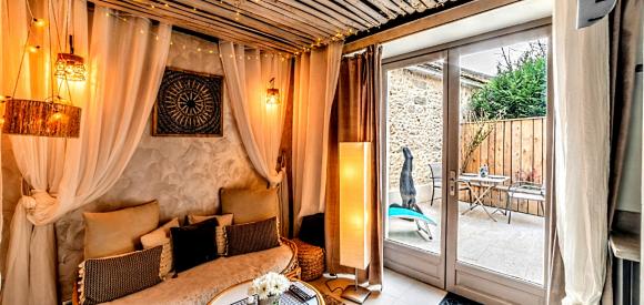 Maison de village pour 2 personnes, avec jacuzzi privatif dans la chambre à 6km de Fontainebleau