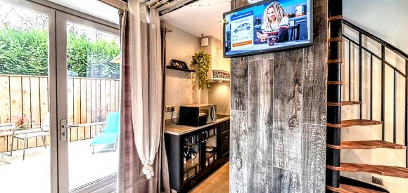 Maison de village pour 2 personnes, avec jacuzzi privatif dans la chambre à 6km de Fontainebleau