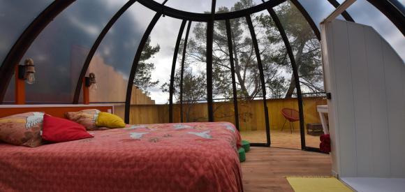 Bulle féerique pour une nuit à la belle étoile, Carnoules, Var