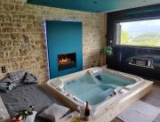Gite de luxe avec spa, sauna et salle de cinéma, Cantal - 2