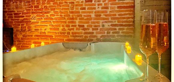 Suite romantique avec spa privatif, Proche Toulouse