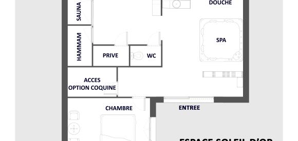 Suite luxueuse avec SPA privatif à Valenciennes