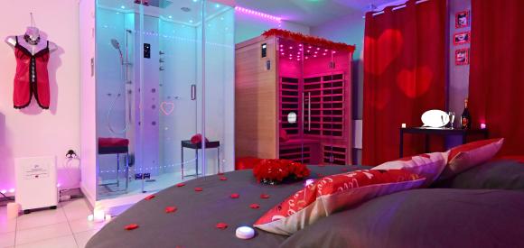 Love Room proche Océan avec Hammam, Sauna et Bain à 2, Biscarrosse