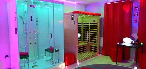 Love Room proche Océan avec Hammam, Sauna et Bain à 2, Biscarrosse