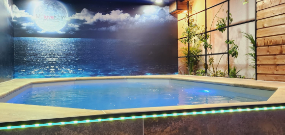 Royal room avec piscine interieur chauffée et spa privatif, Isère