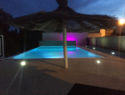 Suite ambiance BORA BORA, avec Jacuzzi, fauteuil massant zéro gravité et piscine extérieure, Beaucaire - Entre Nimes, Arles, et Avignon - 5