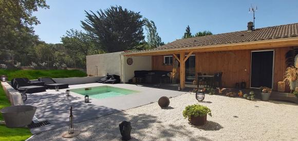 Loft de luxe avec piscine, spa et sauna individuels, à 10 min de Carcassonne