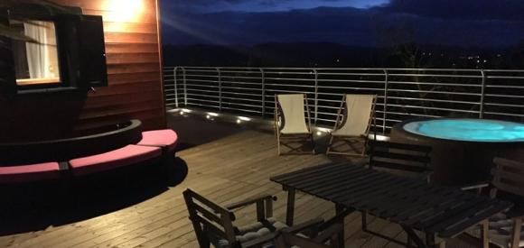 Suite Nid d'Amour et spa en Ardèche