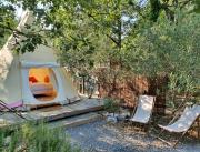 Tipi lodge avec spa privatif en Ardèche - 1