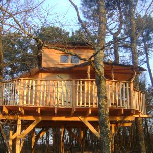 Cabane dans les arbres familiale, Chalais