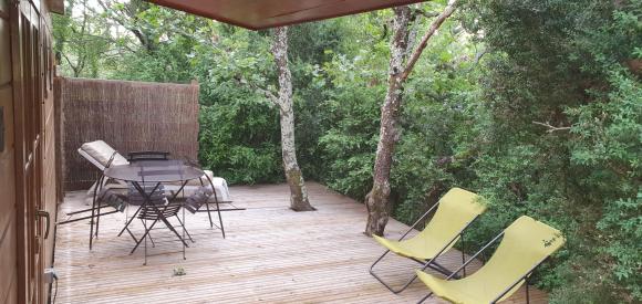 Cabane avec spa privatif Gorges de l'Ardèche