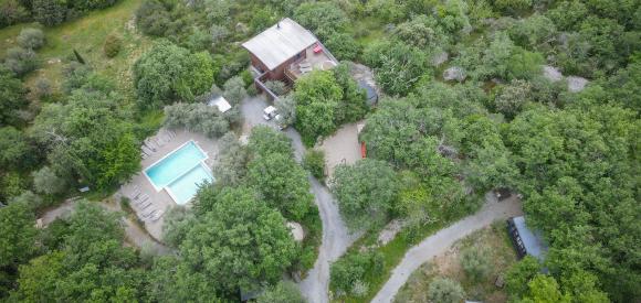 Cabane avec spa privatif Gorges de l'Ardèche