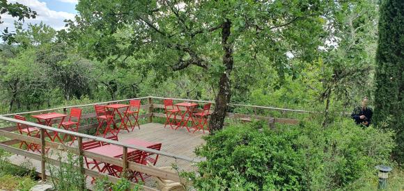 Cabane avec spa privatif Gorges de l'Ardèche