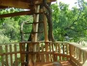 Cabane dans les arbres, vue Lac, Chalais - 2