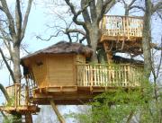 Cabane dans les arbres, terrasse en duplex, Chalais - 1