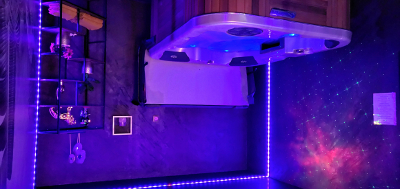 Royal room avec piscine interieur chauffée et spa privatif, Isère