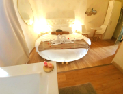 Studio romantique baignoire détente  double,lit rond Port de La Ciotat - 5