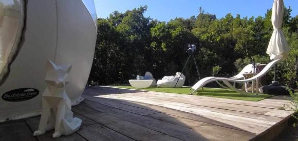 Nuit insolite à la belle étoile dans une bulle, avec spa privé, à 20 minutes de Porto-Vecchio