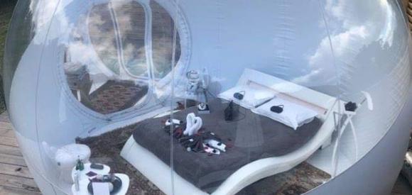 Nuit insolite à la belle étoile dans une bulle, avec spa privé, à 20 minutes de Porto-Vecchio