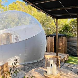 Nuit insolite à la belle étoile dans une bulle, avec spa privé, à 20 minutes de Porto-Vecchio