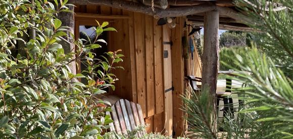 Maison du Hobbit avec Spa privatif,2 à 3 pers près Carcassonne