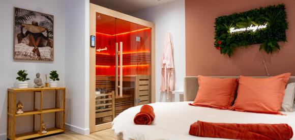Love Room avec Jacuzzi et Sauna, Amiens