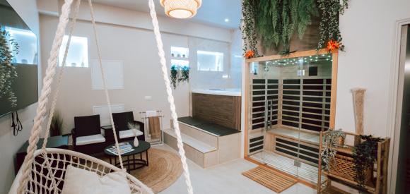 Loft avec jacuzzi privatif et salle de massage