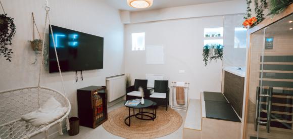 Loft avec jacuzzi privatif et salle de massage
