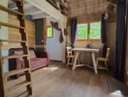 Cabane dans les arbres avec jacuzzi privatif - 12